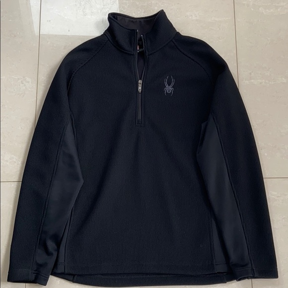 Men’s Spyder 1/4 Zip Core Pullover Sweater - Picture 1 of 3